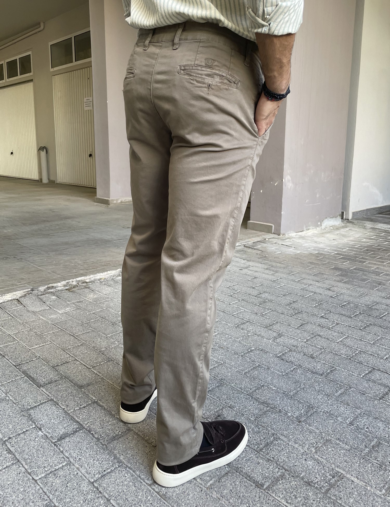 Ανδρικό πούρο παντελόνι καπαρντίνα Chinos BO1909P φωτογραφία